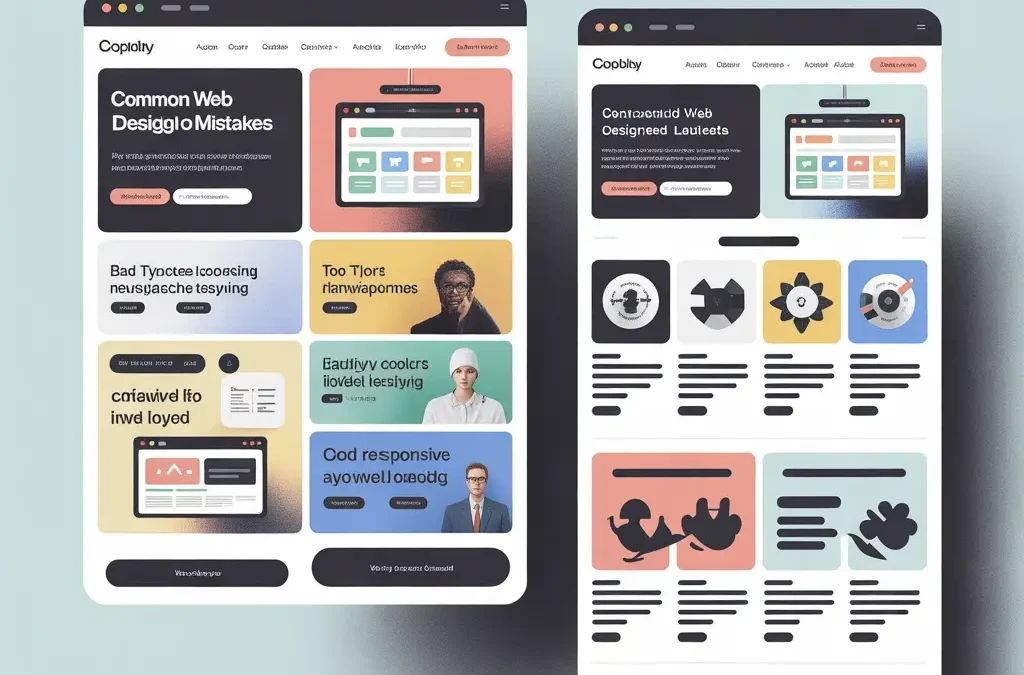 5 errores comunes al diseñar un sitio web y cómo evitarlos