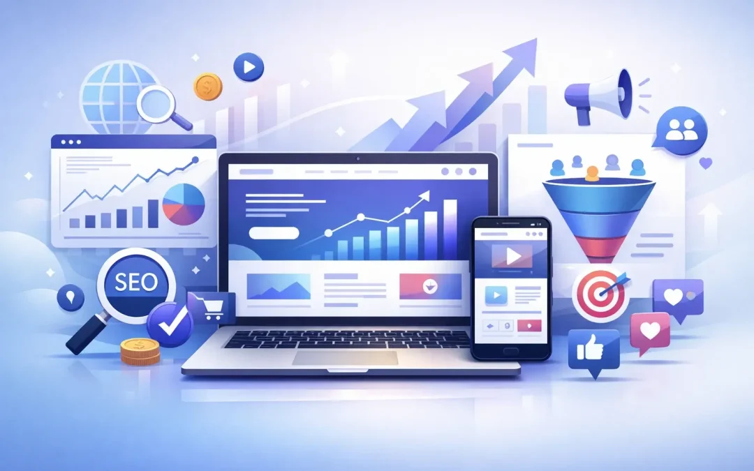 Diseño web y marketing digital: Cómo un sitio web optimizado impulsa tu estrategia de marketing
